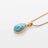 Gold Vermeil Larimar Pendant Isla