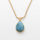 Larimar Pendant Ivana Gold Vermeil 