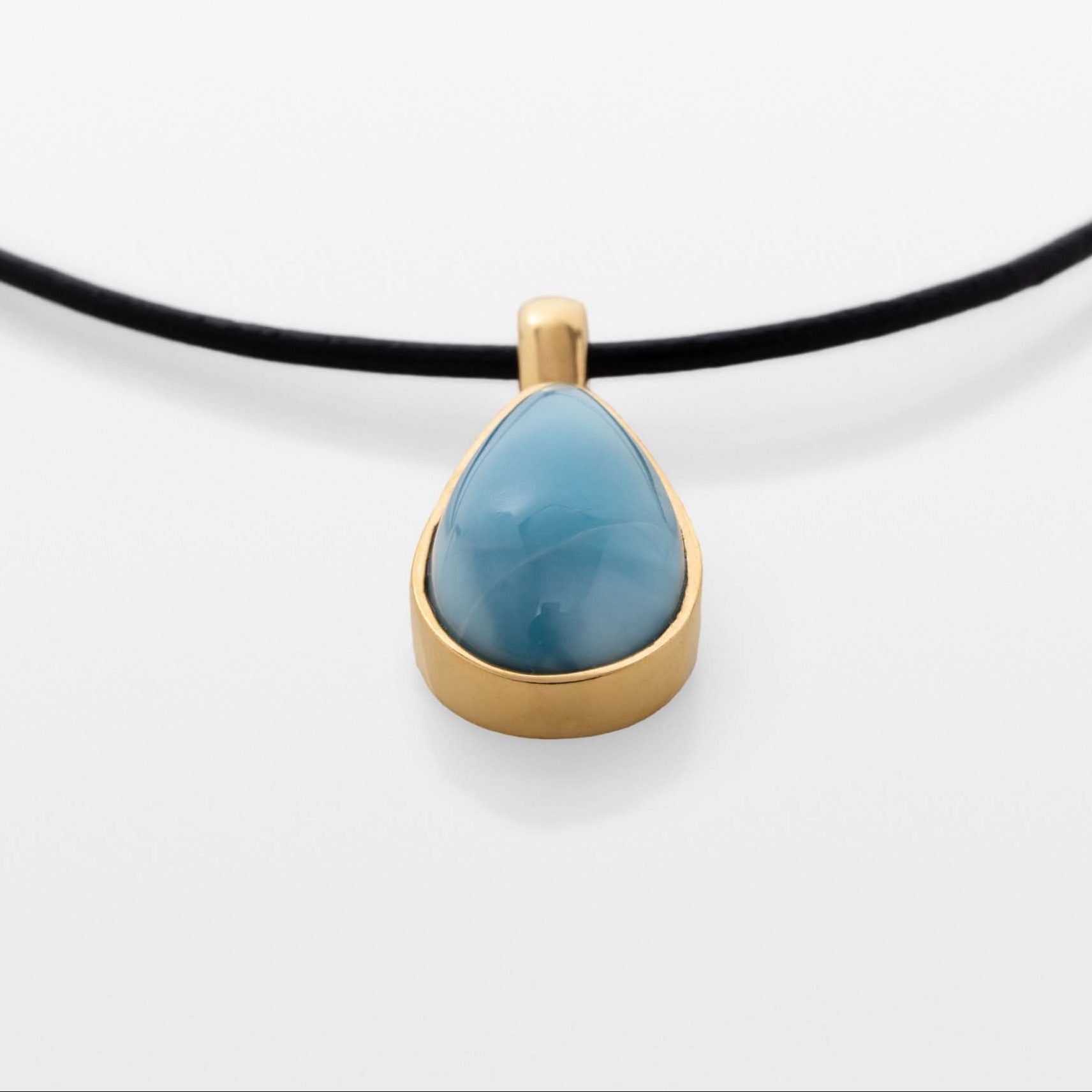 Larimar Gold Vermeil Pendant Jana