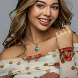 Larimar Gold Vermeil Pendant Jane