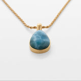 Larimar Gold Vermeil Pendant Jane