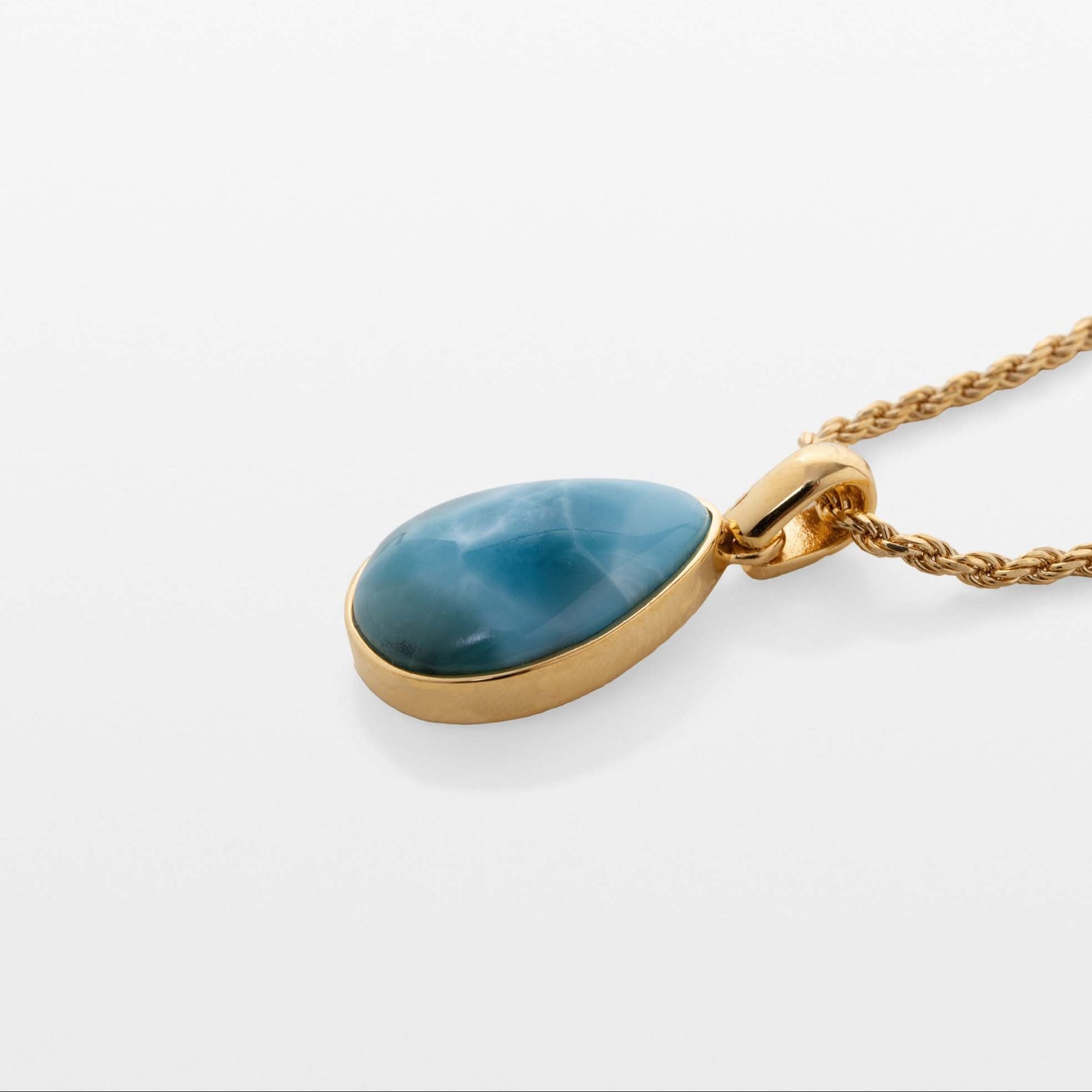 Larimar Gold Vermeil Pendant Jane