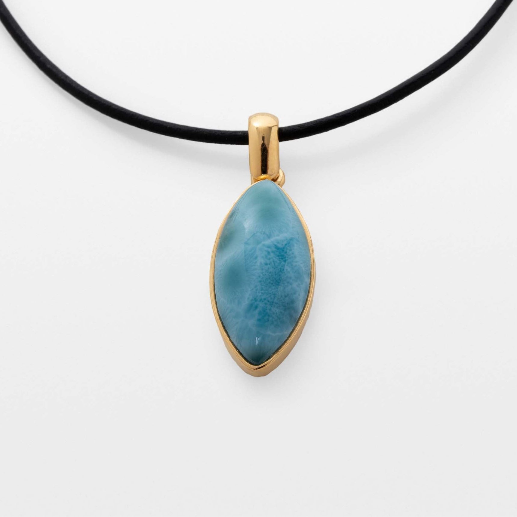 Larimar Gold Vermeil Pendant Jayla