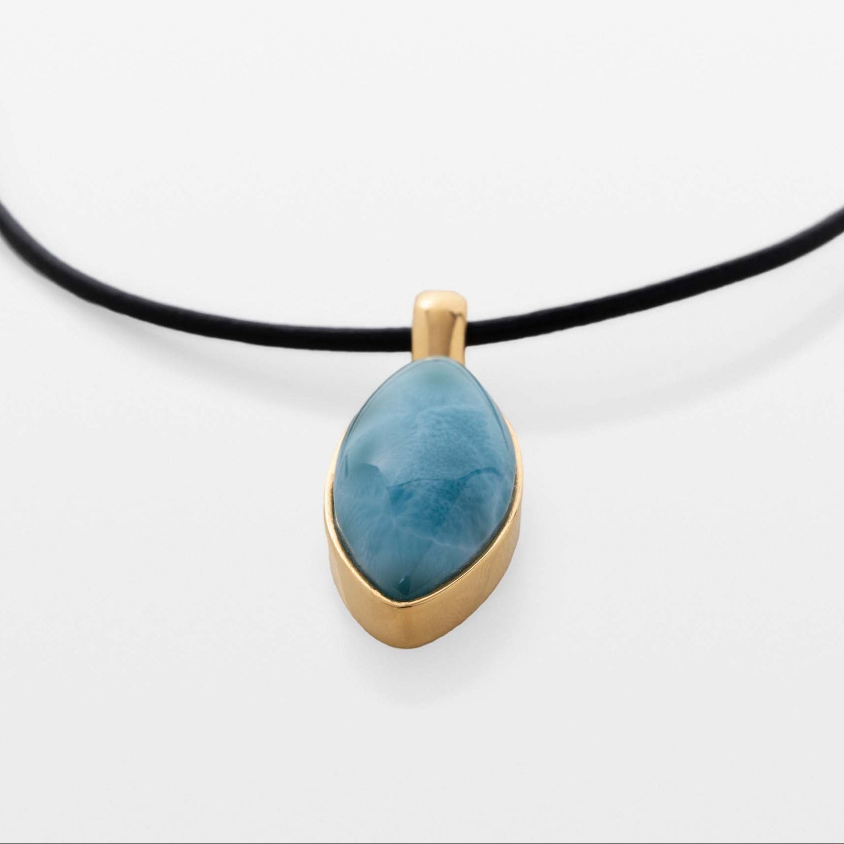 Larimar Gold Vermeil Pendant Jayla