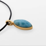 Larimar Gold Vermeil Pendant Jayla
