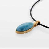 Larimar Gold Vermeil Pendant Jayla