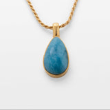 Larimar Gold Vermeil Pendant Jiya