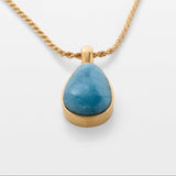 Larimar Gold Vermeil Pendant Jiya