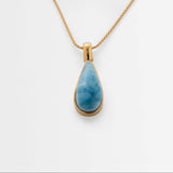 Larimar Gold Vermeil Pendant Judith