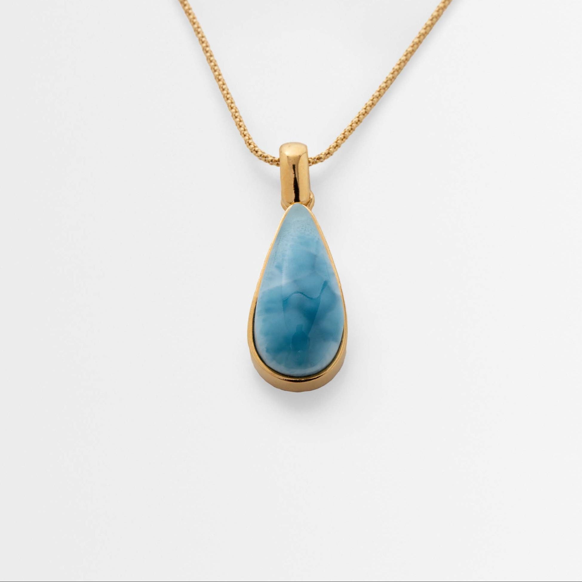 Larimar Gold Vermeil Pendant Judith