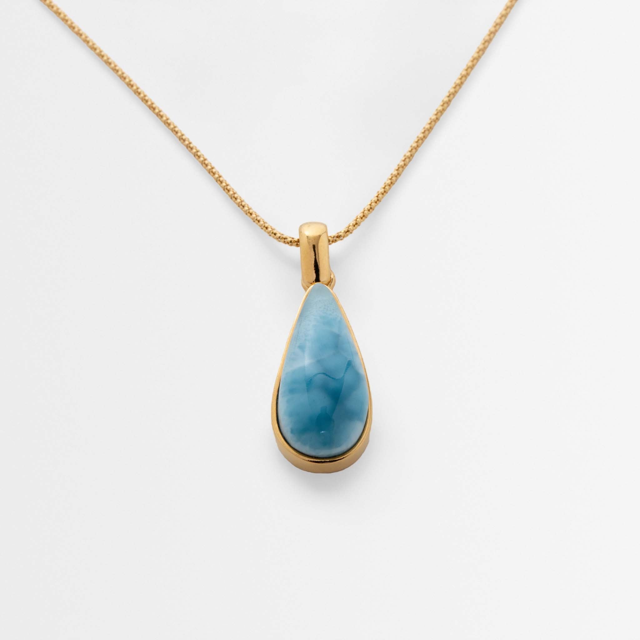 Larimar Gold Vermeil Pendant Judith