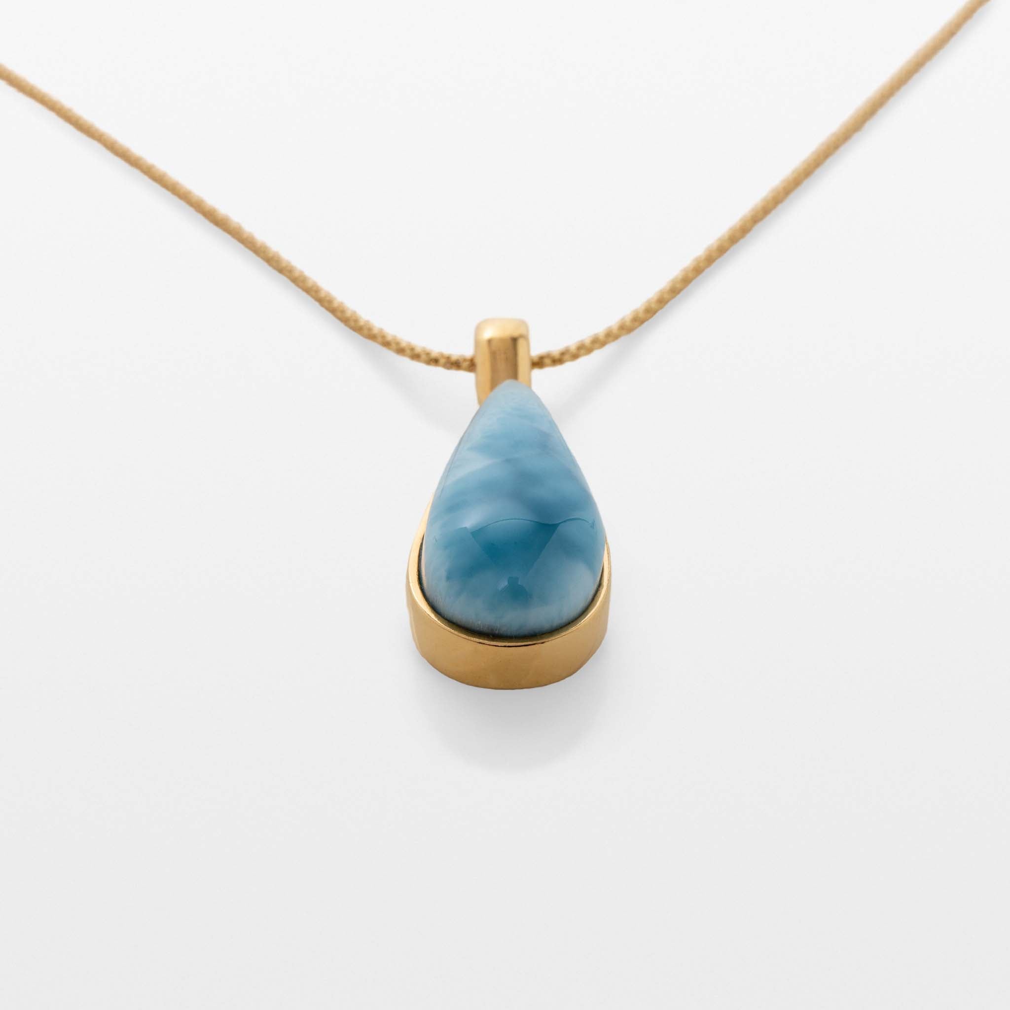 Larimar Gold Vermeil Pendant Judith