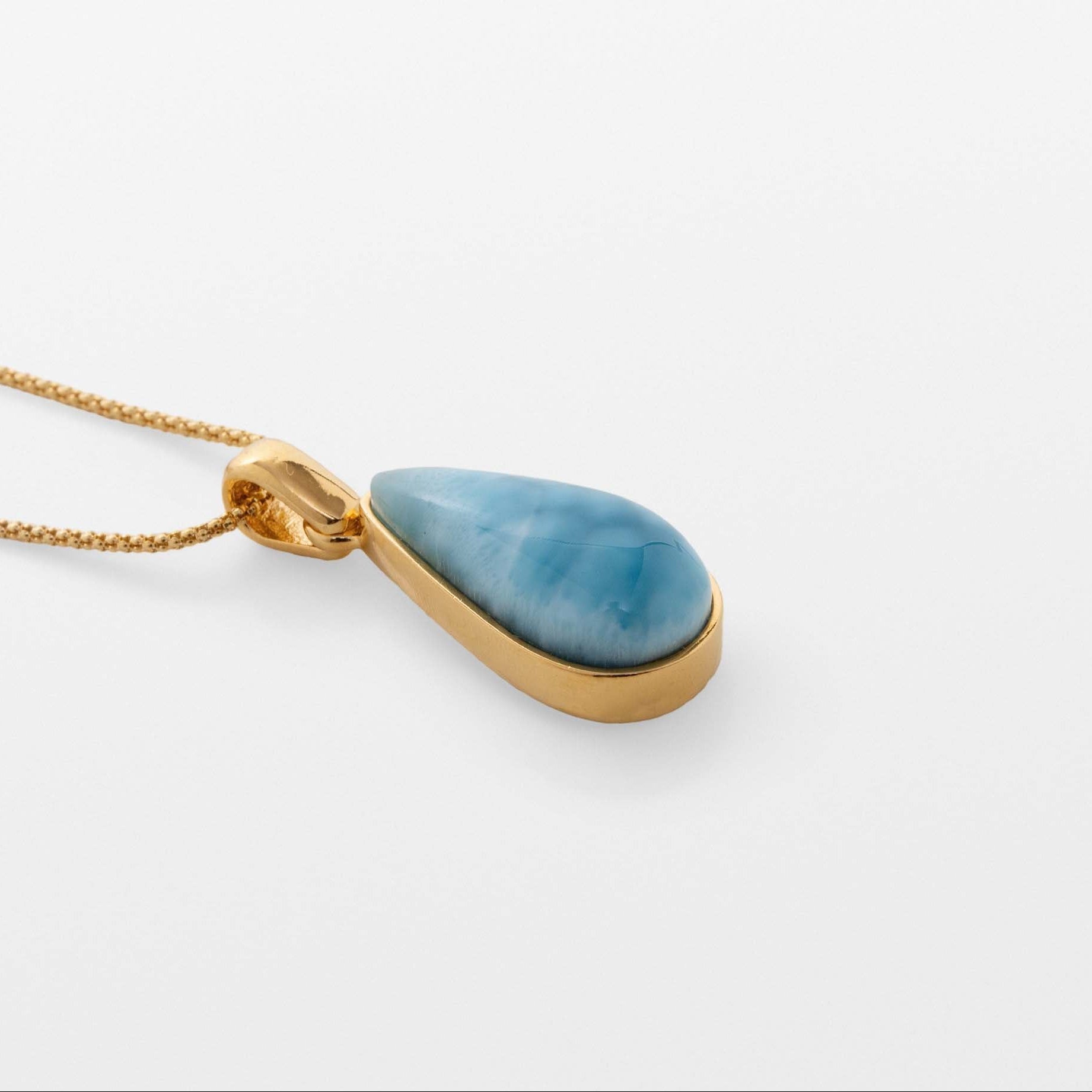 Larimar Gold Vermeil Pendant Judith