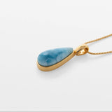 Larimar Gold Vermeil Pendant Judith