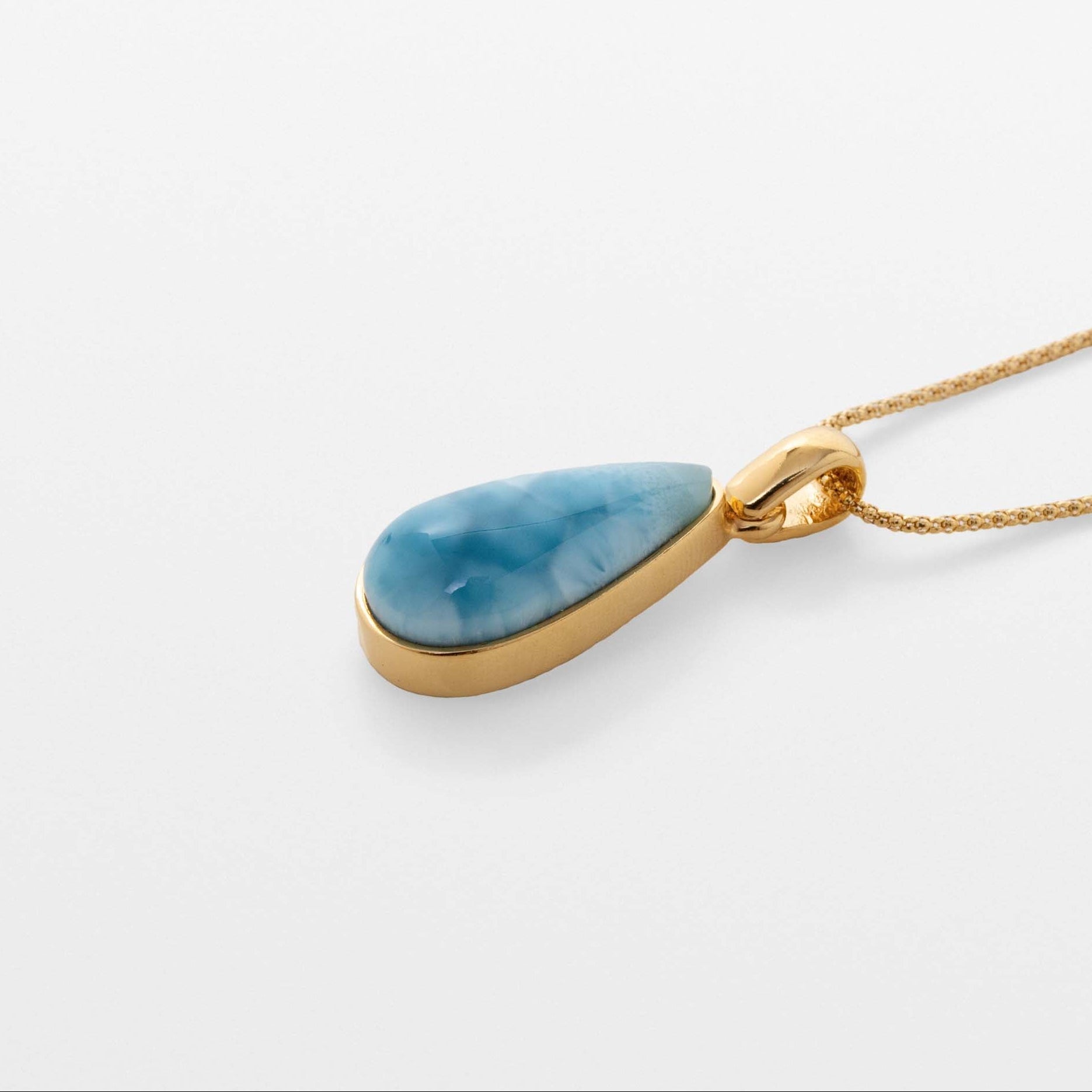 Larimar Gold Vermeil Pendant Judith