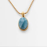Larimar Gold Vermeil Pendant Jules