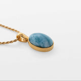 Larimar Gold Vermeil Pendant Jules