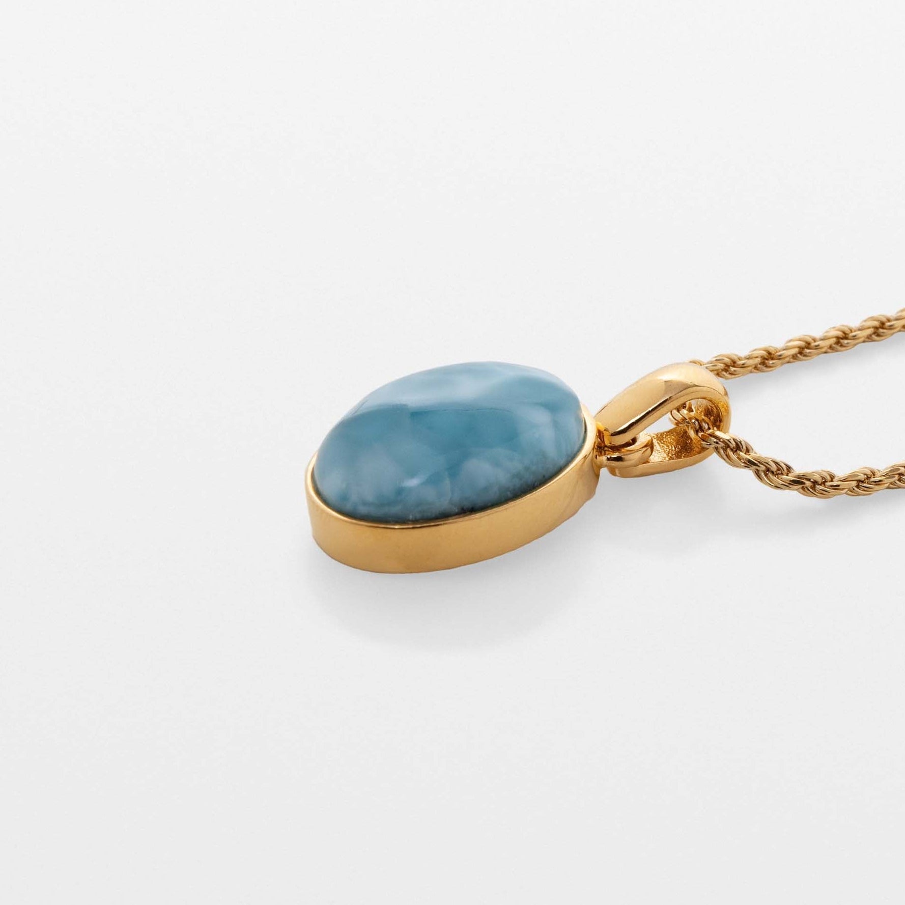 Larimar Gold Vermeil Pendant Jules