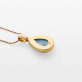 Larimar Gold Vermeil Pendant June