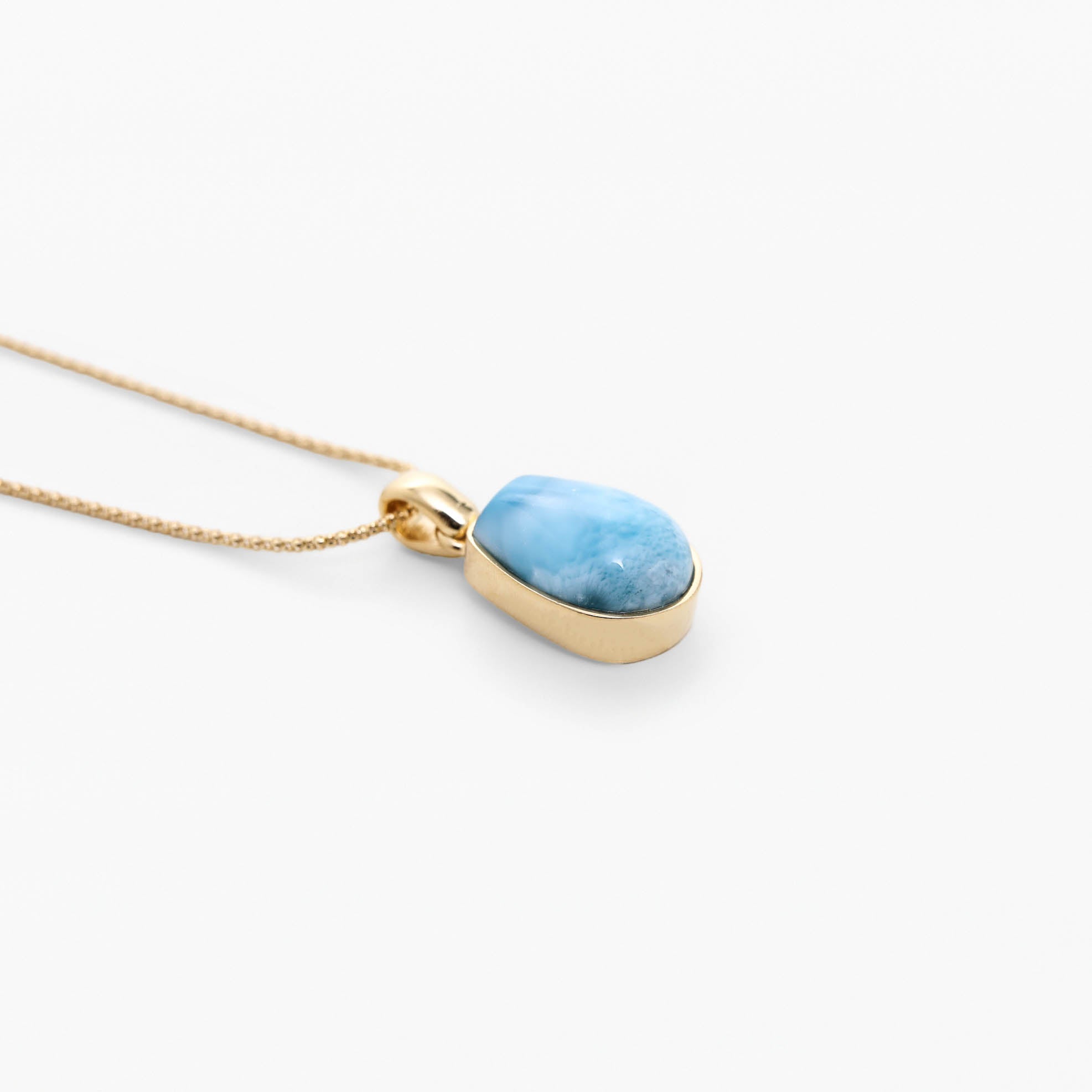 Larimar Gold Vermeil Pendant Kade