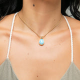 Larimar Gold Vermeil Pendant Kade