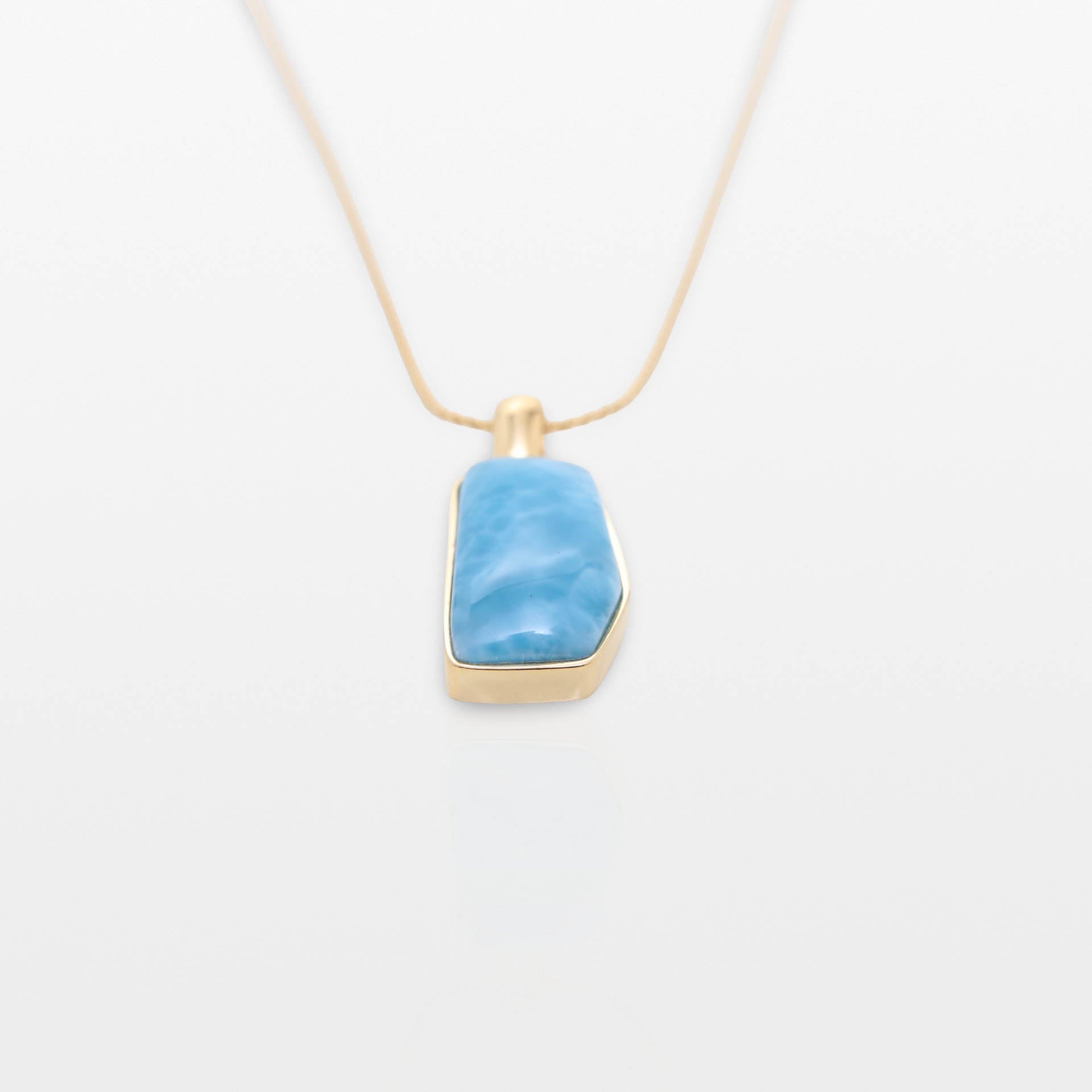 Larimar Gold Vermeil Pendant Kai