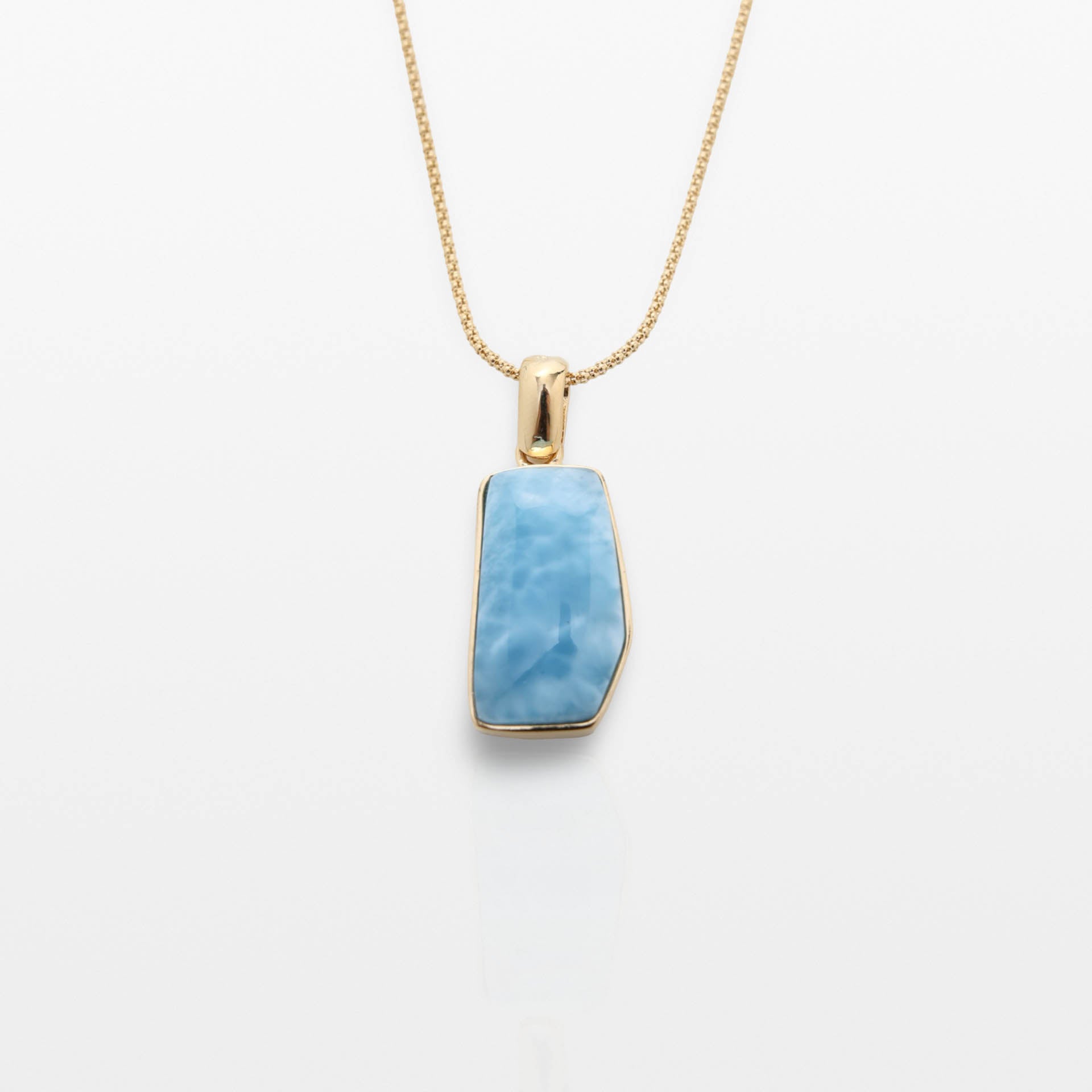 Larimar Gold Vermeil Pendant Kai