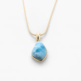 Larimar Gold Vermeil Pendant Kairo