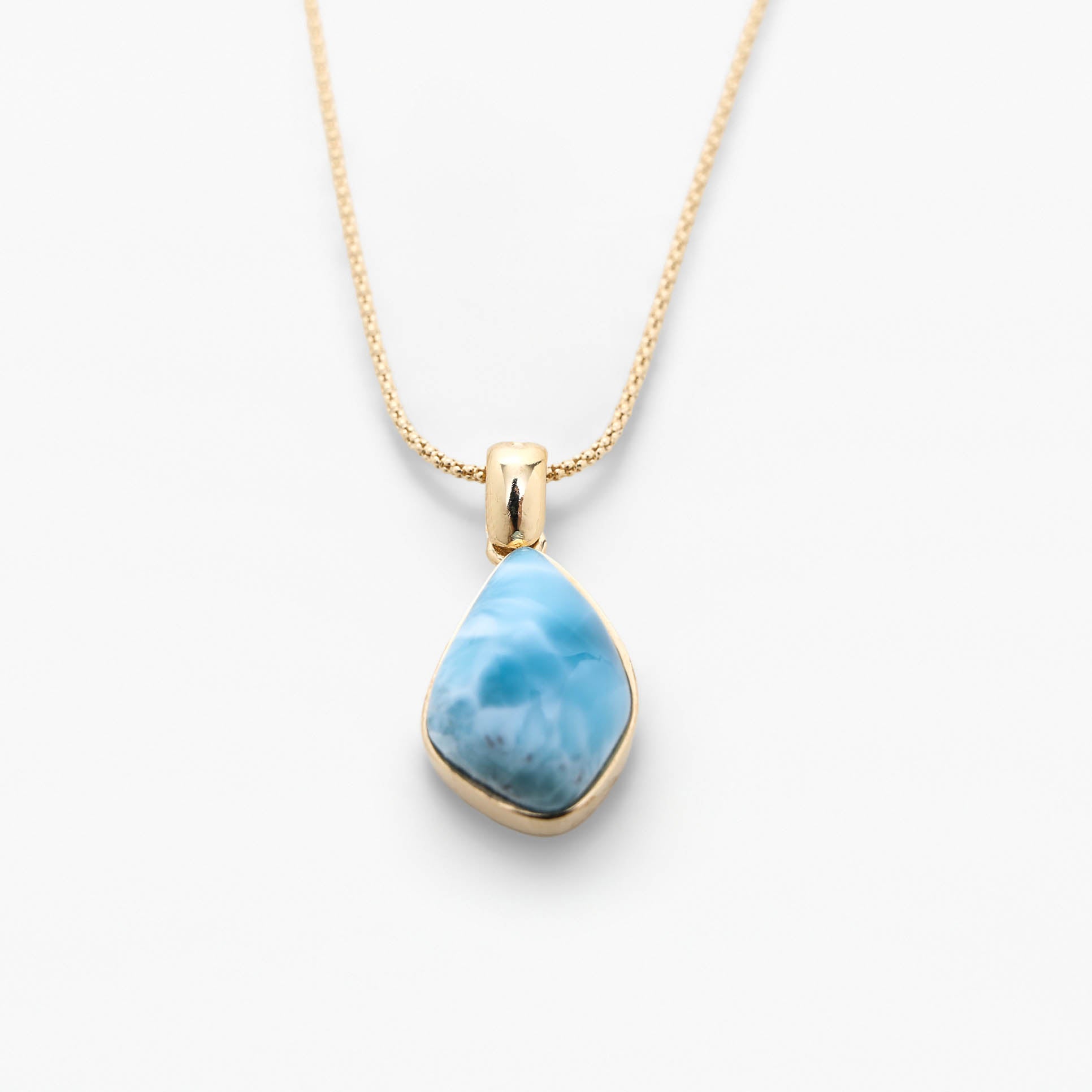 Larimar Gold Vermeil Pendant Kairo