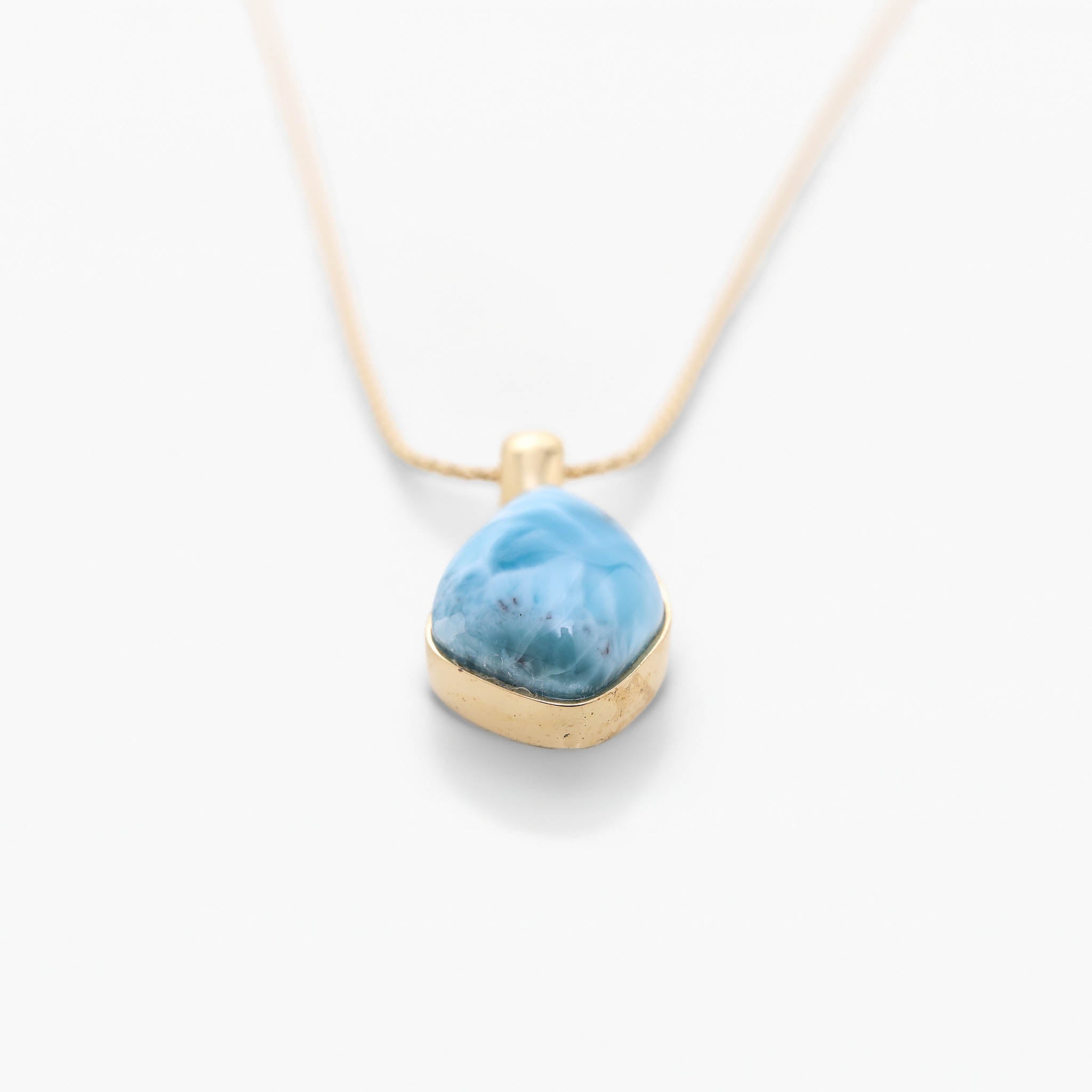 Larimar Gold Vermeil Pendant Kairo
