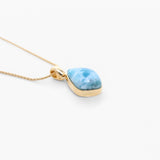 Larimar Gold Vermeil Pendant Kairo