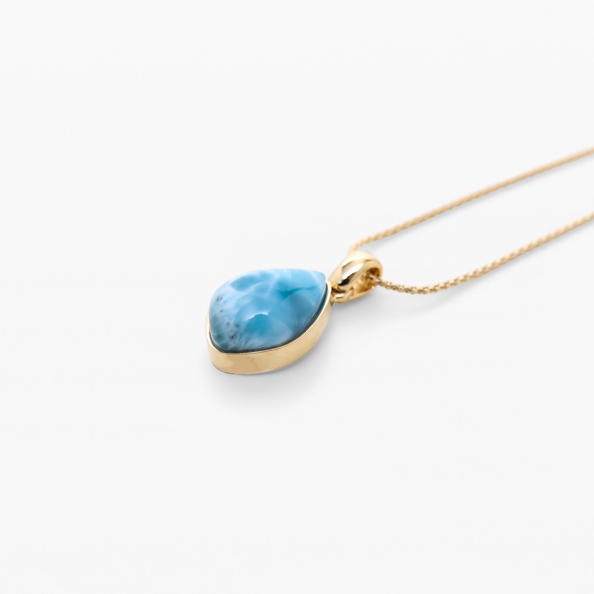 Larimar Gold Vermeil Pendant Kairo