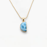 Larimar Gold Vermeil Pendant Kayden