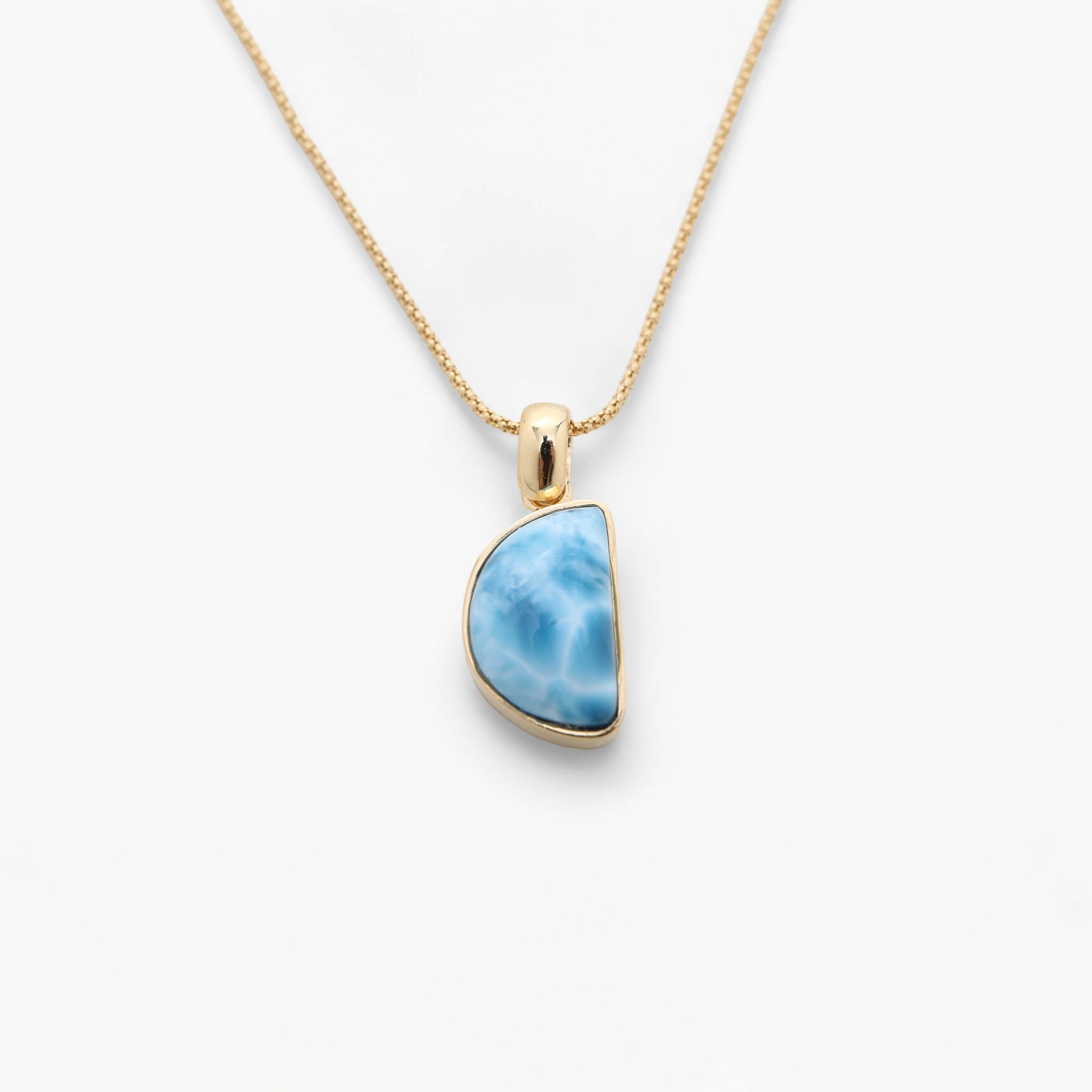 Larimar Gold Vermeil Pendant Kayden