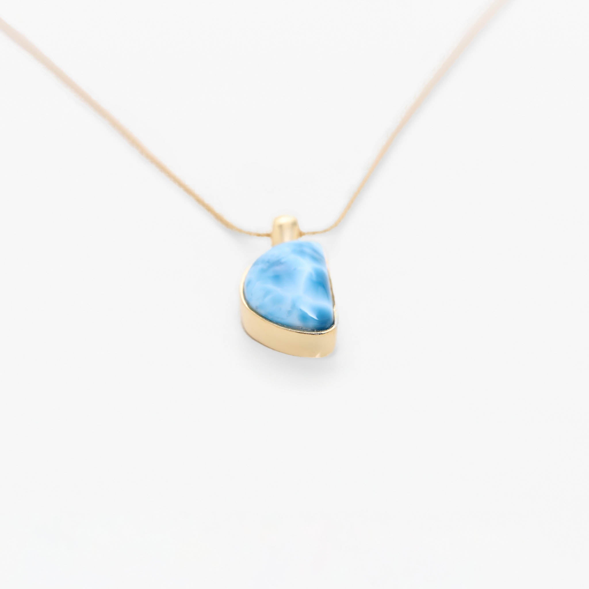 Larimar Gold Vermeil Pendant Kayden