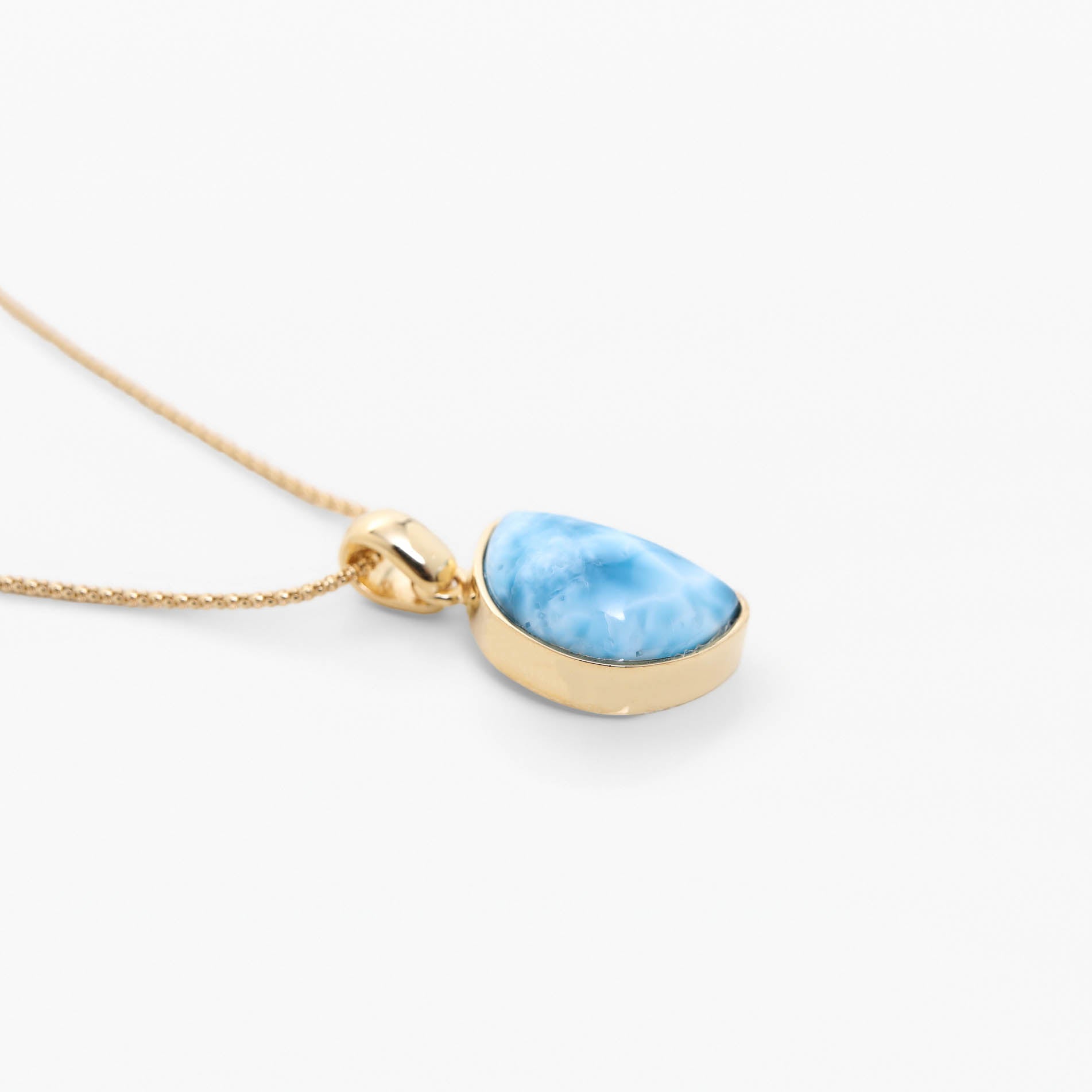 Larimar Gold Vermeil Pendant Kayden