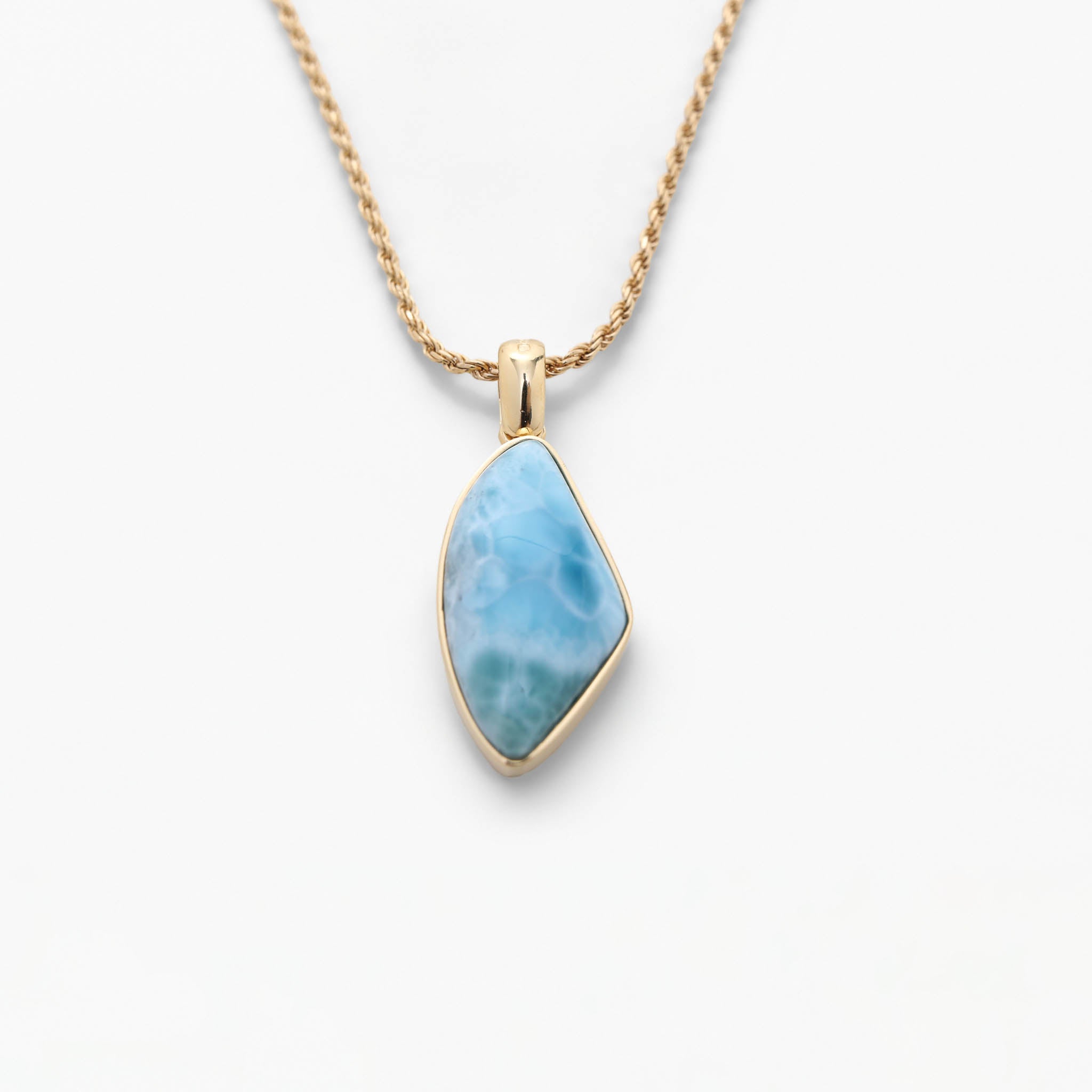 Larimar Gold Vermeil Pendant Kenny