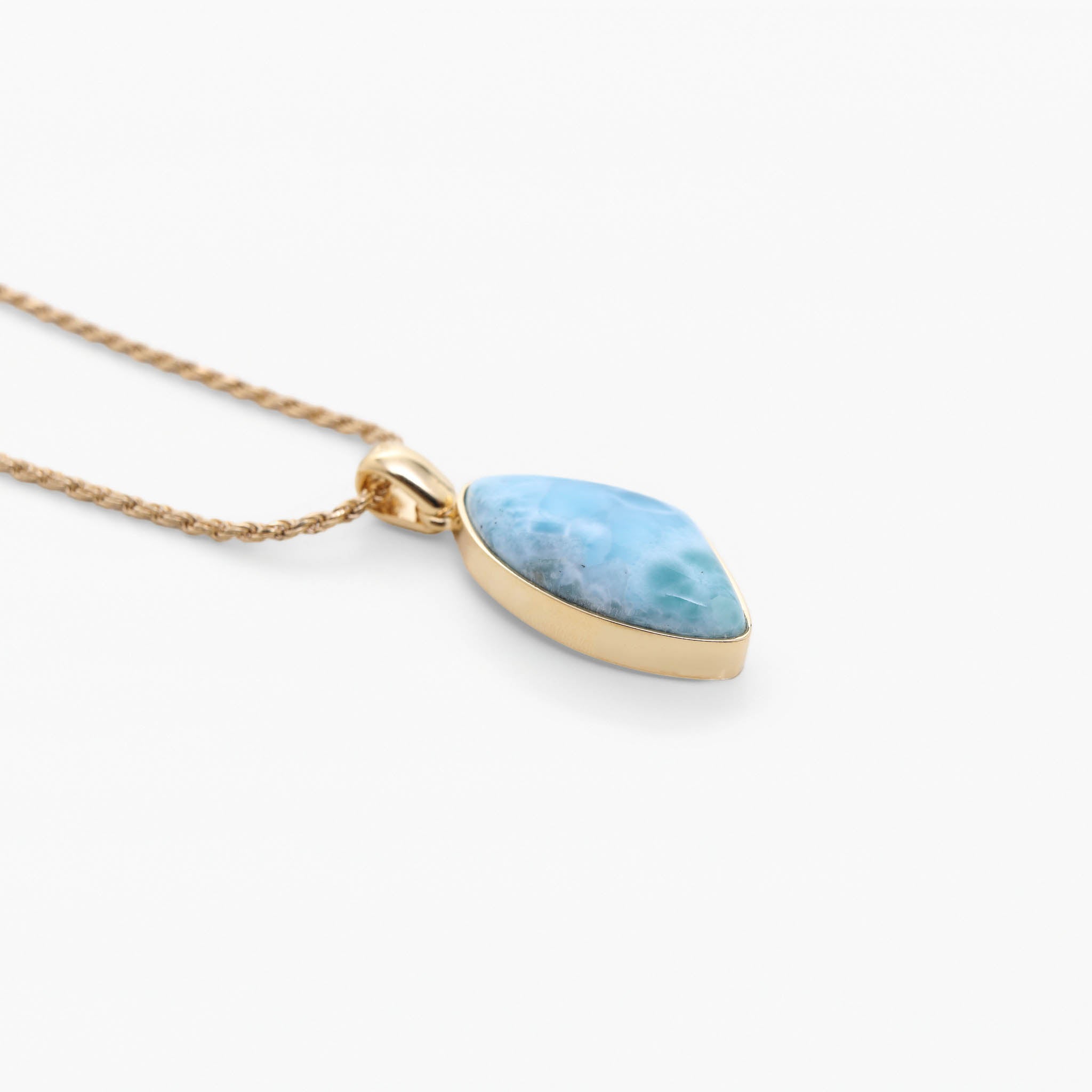 Larimar Gold Vermeil Pendant Kenny