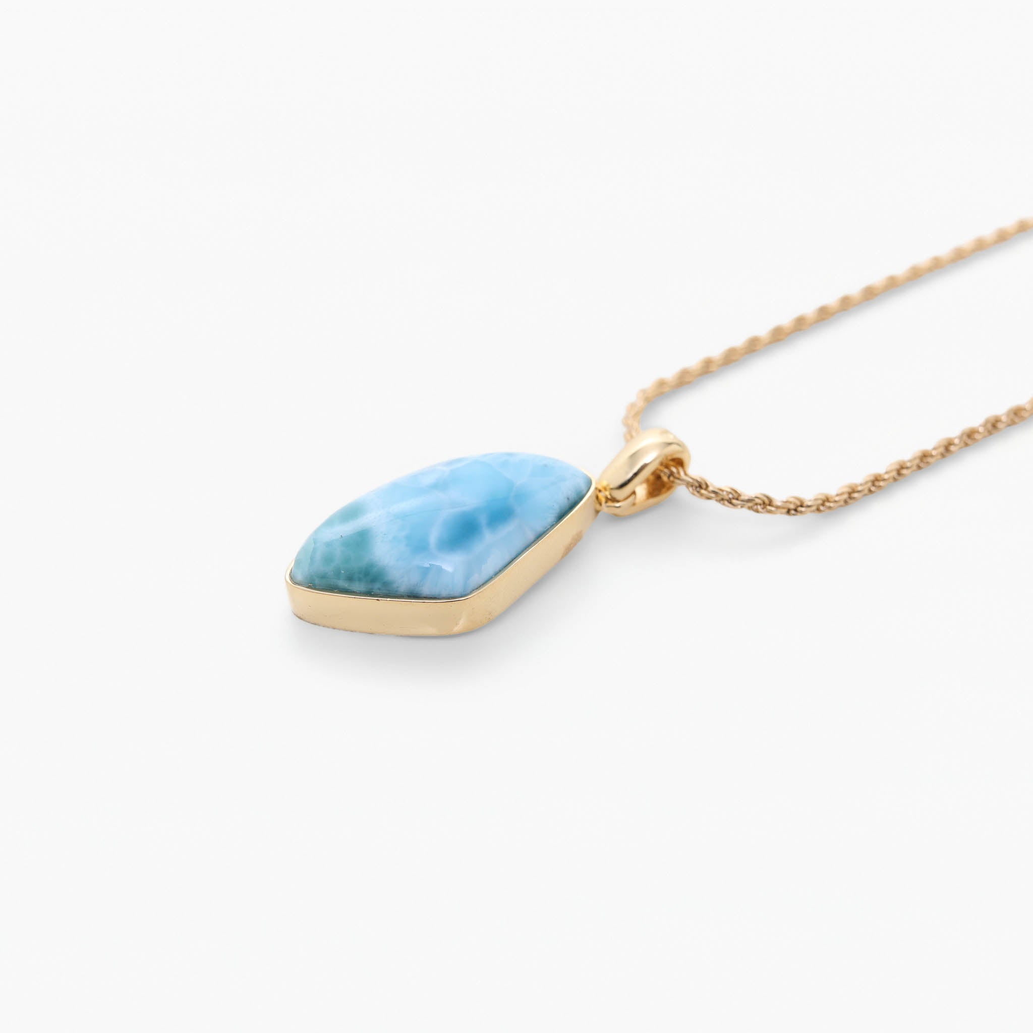 Larimar Gold Vermeil Pendant Kenny