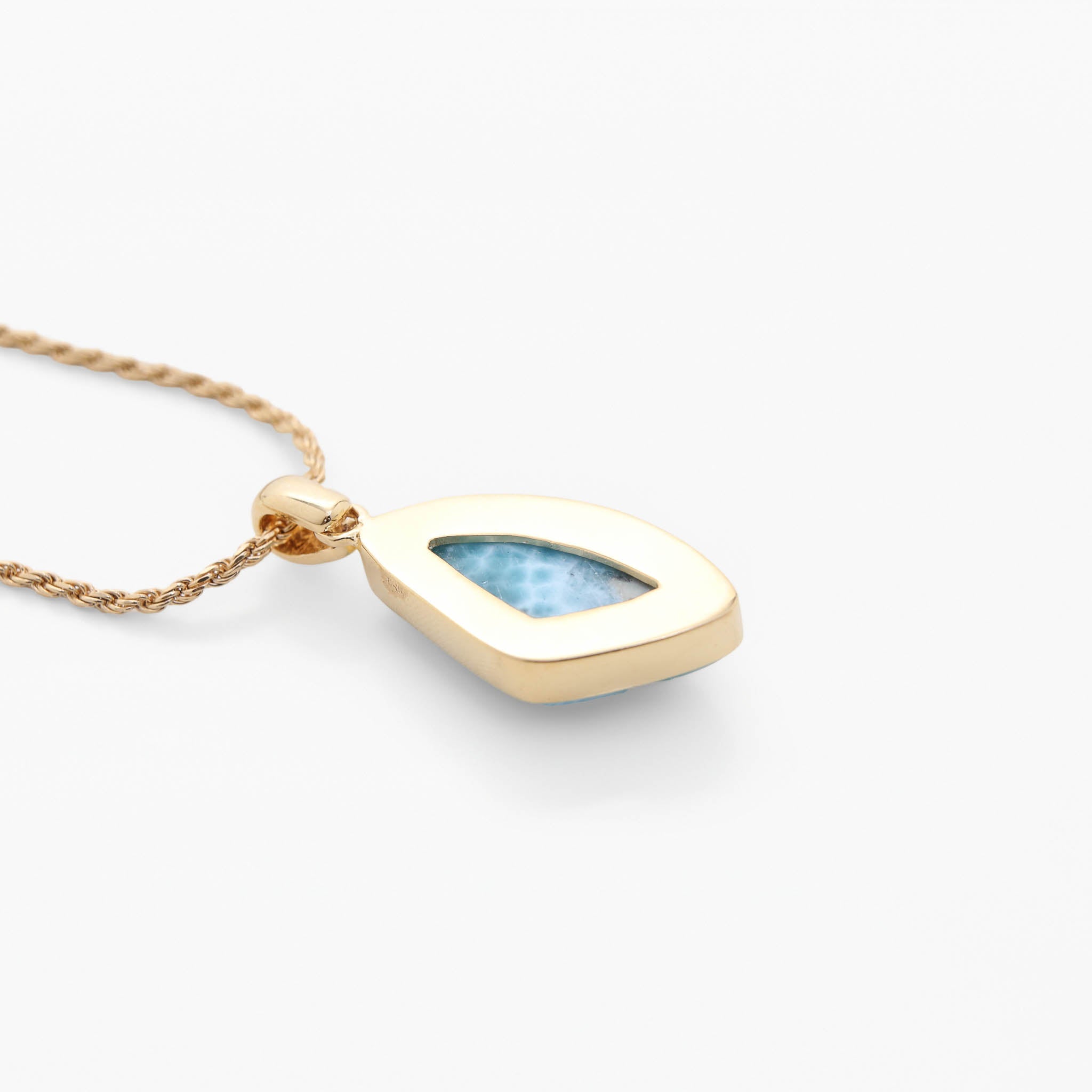 Larimar Gold Vermeil Pendant Kenny