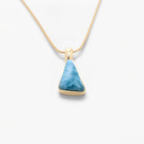 Larimar Gold Vermeil Pendant Khloe