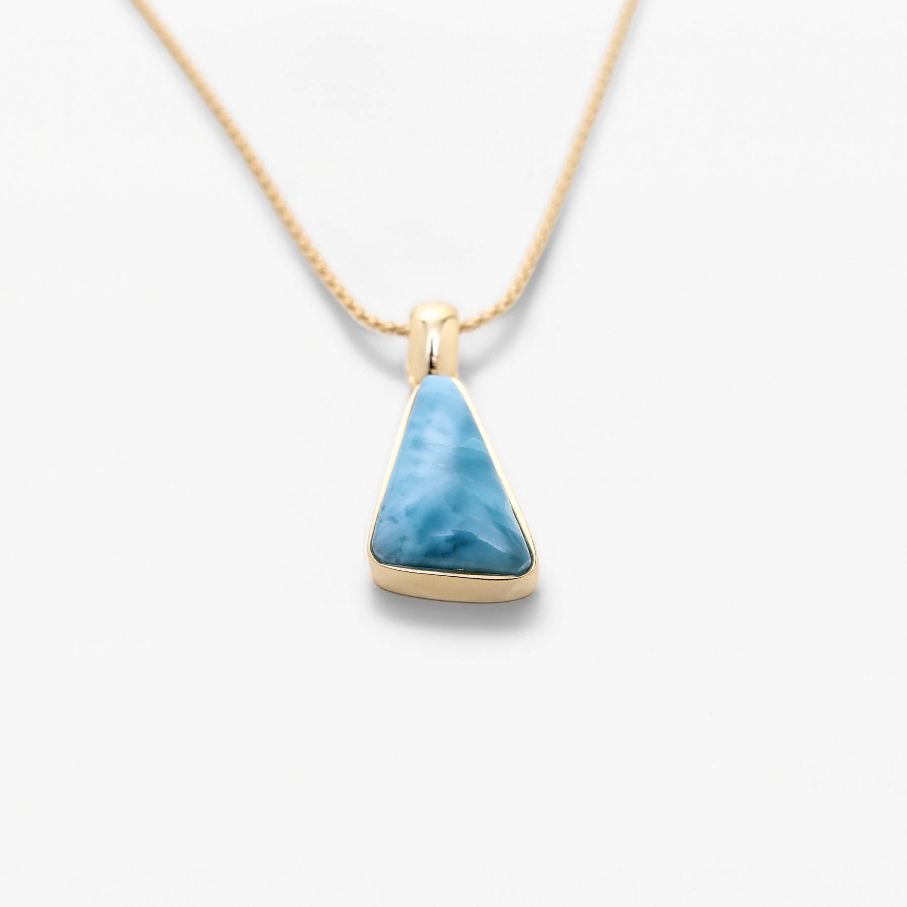 Larimar Gold Vermeil Pendant Khloe