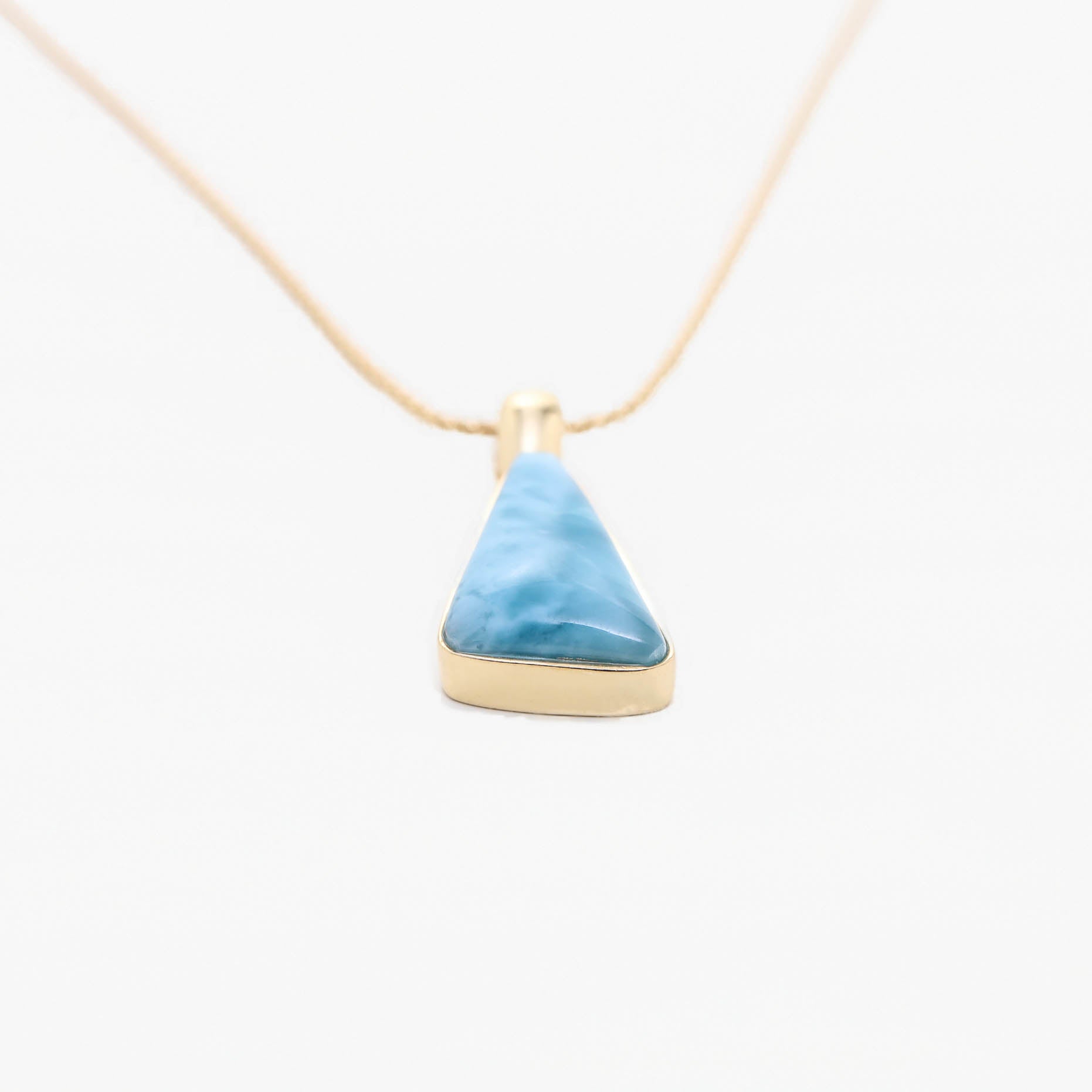 Larimar Gold Vermeil Pendant Khloe