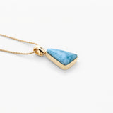 Larimar Gold Vermeil Pendant Khloe
