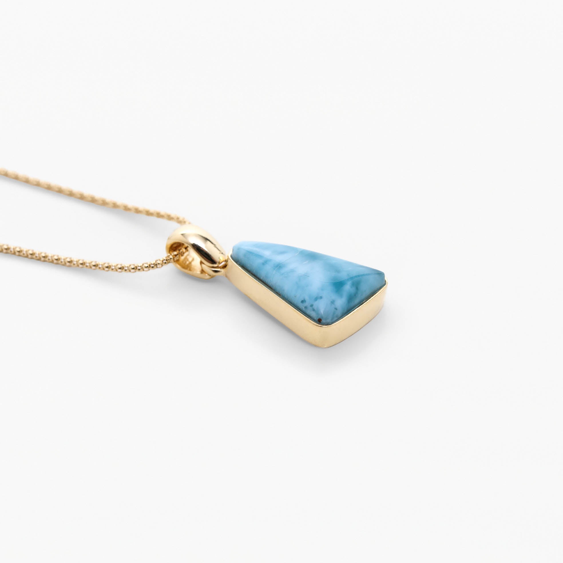 Larimar Gold Vermeil Pendant Khloe