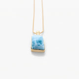 Larimar Gold Vermeil Pendant Kimberly