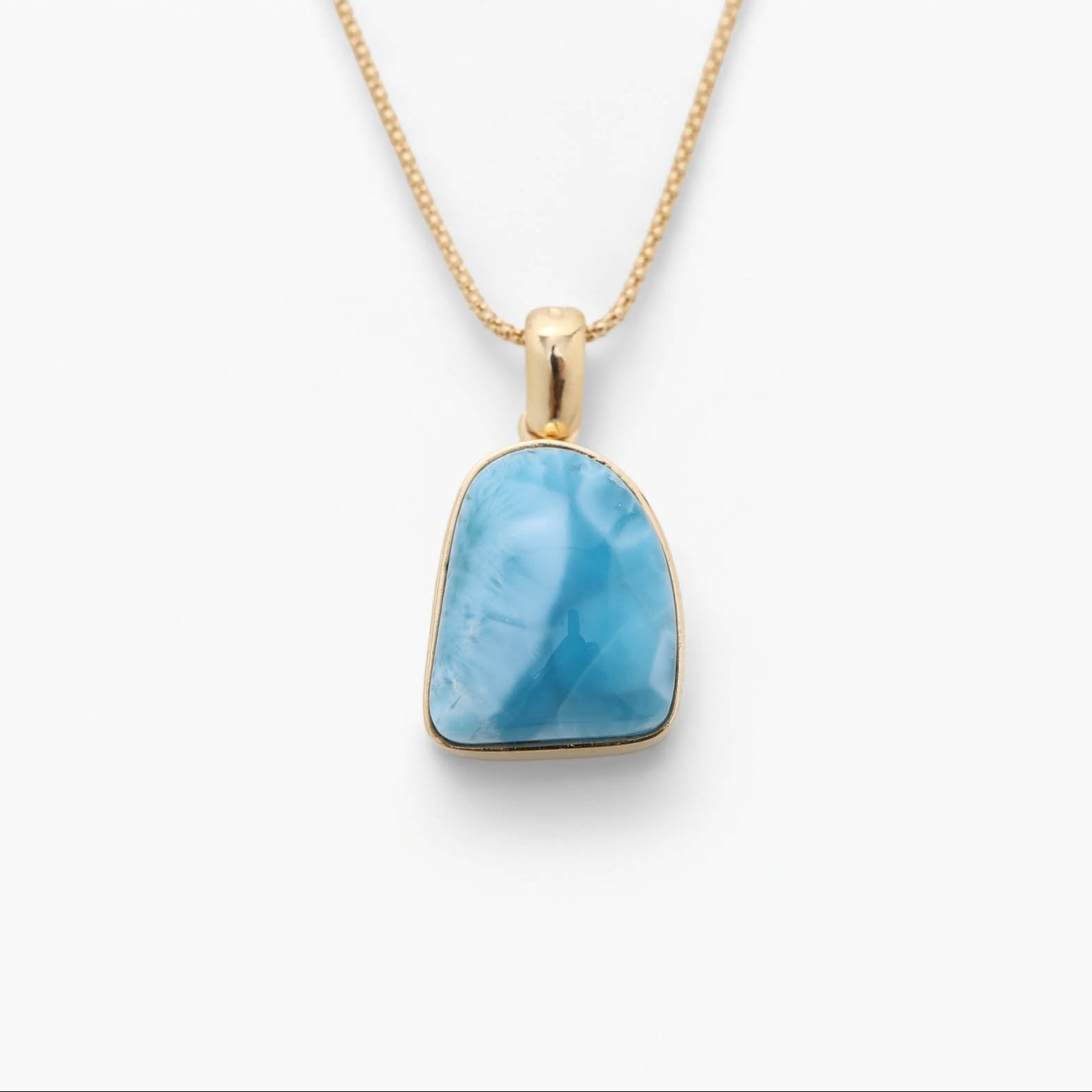 Larimar Gold Vermeil Pendant Knox