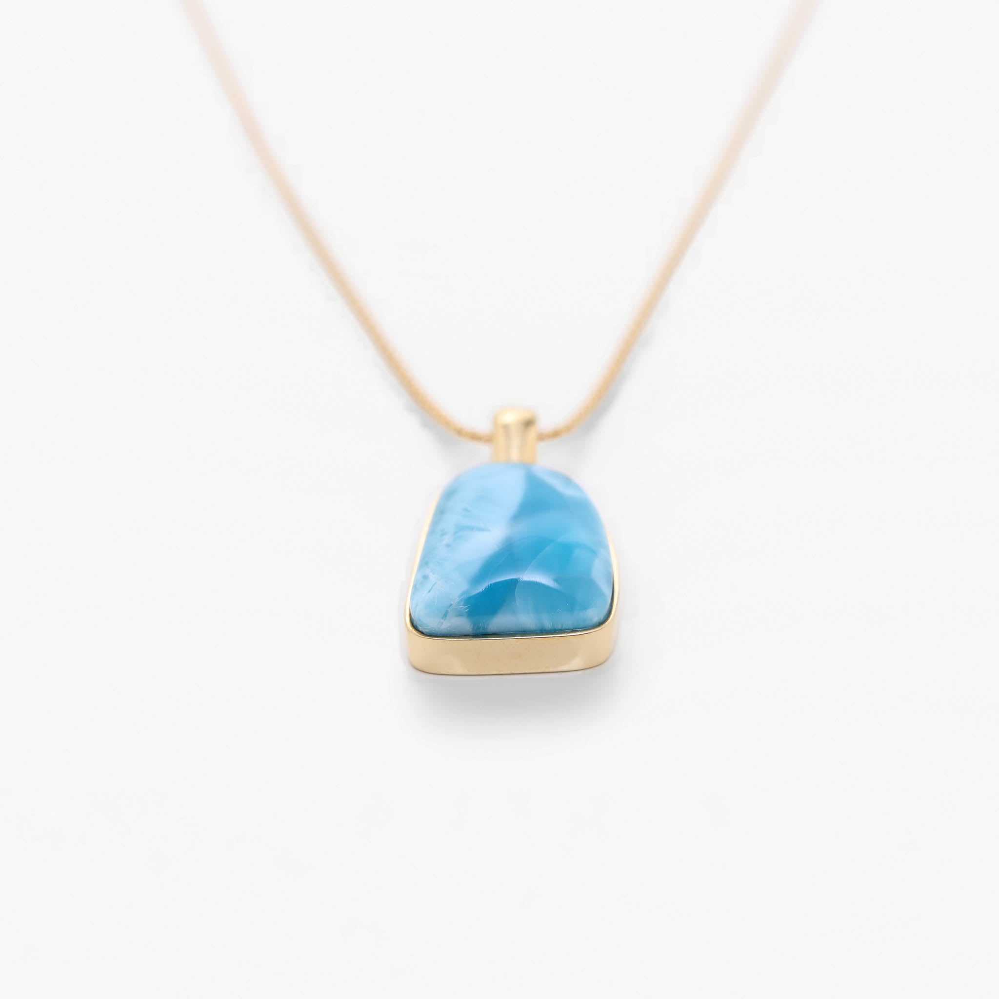 Larimar Gold Vermeil Pendant Knox