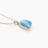 Larimar Gold Vermeil Pendant Knox