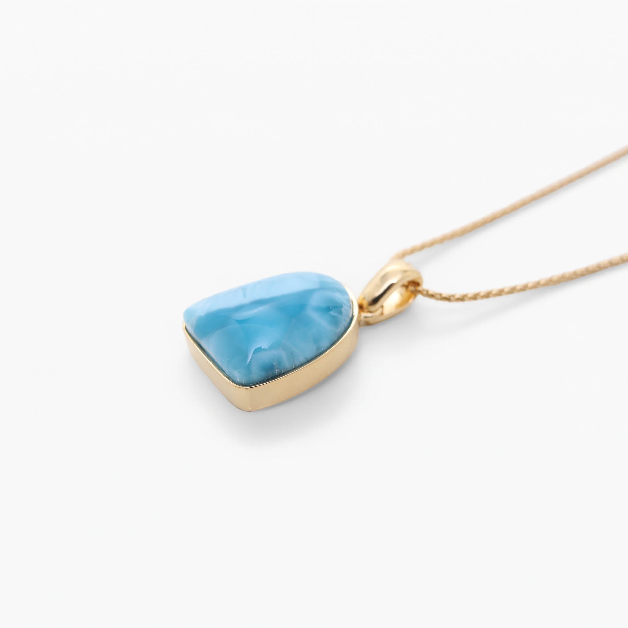 Larimar Gold Vermeil Pendant Knox